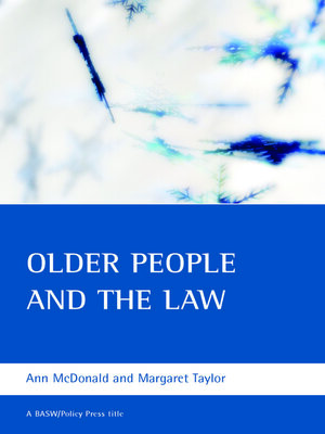 cover image of Older people and the law